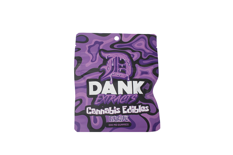 Grape Gummies | 4x50mg | 200mg by Dank Extracts