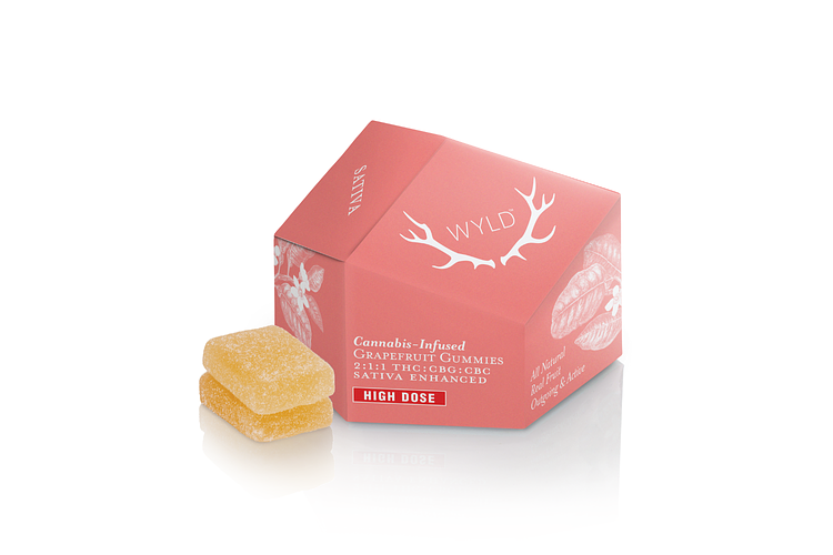 Grapefruit Gummies | 2:1:1 THC:CBC:CBG | 200mg by Wyld