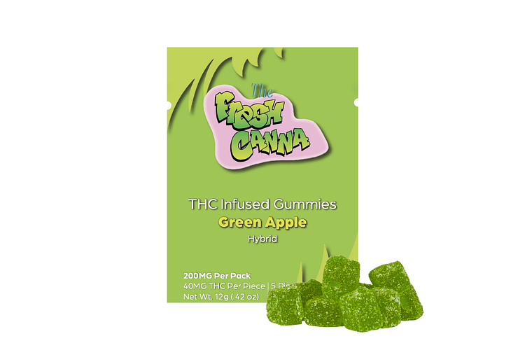 Green Apple Gummies | 5x40mg | 200mg by Fresh Canna