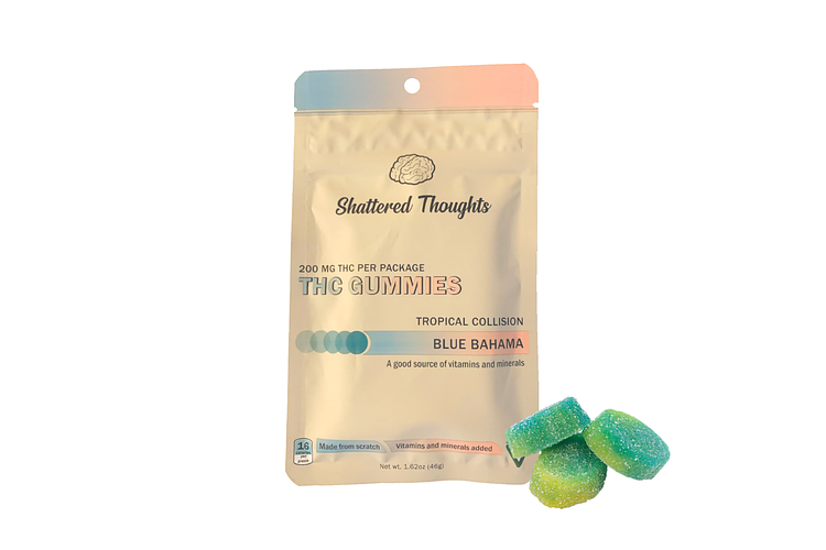 Blue Bahama Gummies | 10x20mg | 200mg by Shattered Thoughts