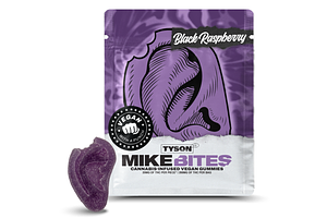 Black Raspberry Mike Bites Gummies | 10x20mg | 200mg by Tyson 2.0