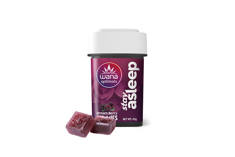 Dream Berry Stay Asleep Gummies | 4:1:1:2 CBD:CBN:CBG:THC | 100mg by Wana