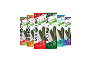 Tropical Buzz Wild Hemp Wraps 4pk by Wild Hemp