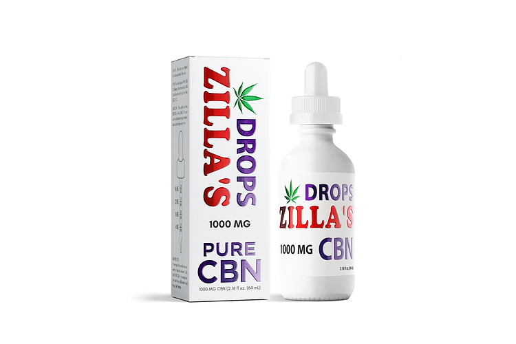 Pure CBN Drops Tincture | 1000mg by Zilla's