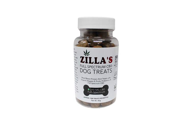 Duck Goose & Turkey CBD Mini Dog Treats | 125x2mg | 250mg by Zilla's