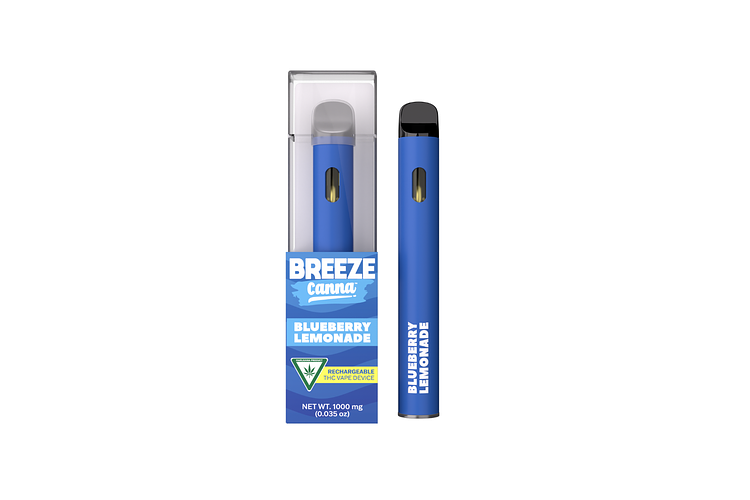 Blueberry Lemonade Disposable Vape | 1g by Breeze