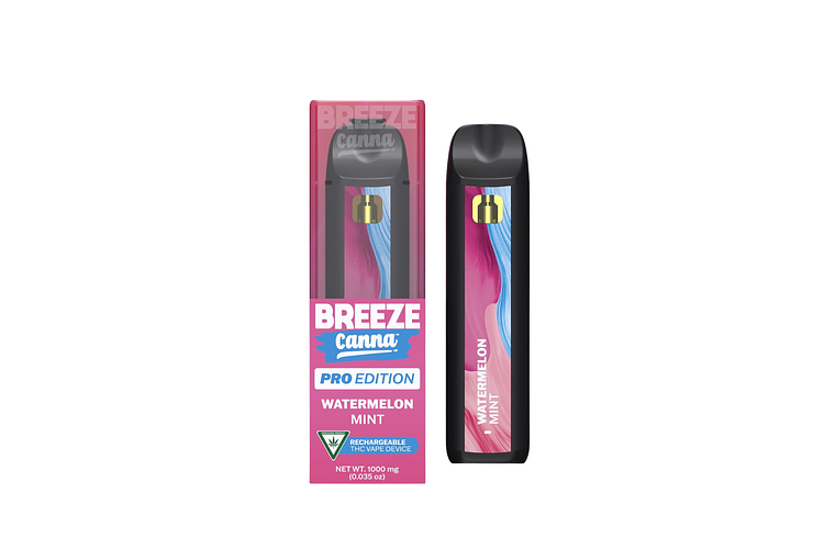 Breeze Pro | Watermelon Mint Disposable Vape | 1g by Breeze