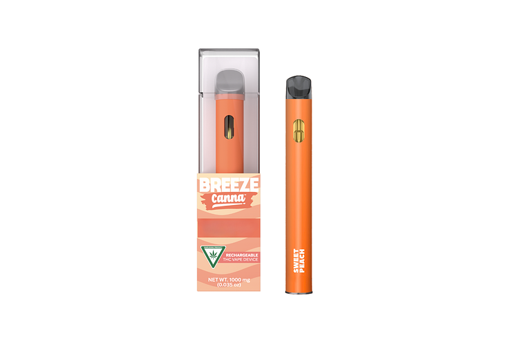 Sweet Peach Disposable Vape | 1g by Breeze