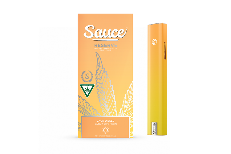 Jack Diesel Live Resin Disposable Vape | 1g by Sauce