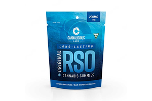 Blue Raspberry RSO Gummies | 10x20mg | 200mg by Cannalicious Labs