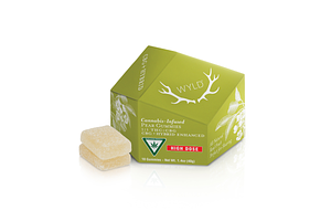 Pear Gummies | 1:1 THC:CBG | 200mg by Wyld