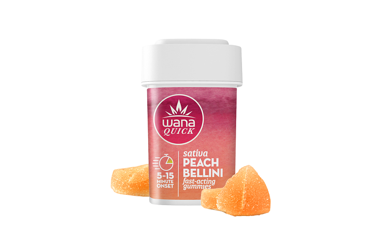 Peach Bellini Fast Acting Gummies | 10x20mg | 200mg by Wana