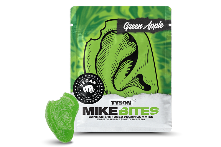 Tyson 2.0 | Sour Apple Mike Bites Gummies | 100mg by Tyson 2.0