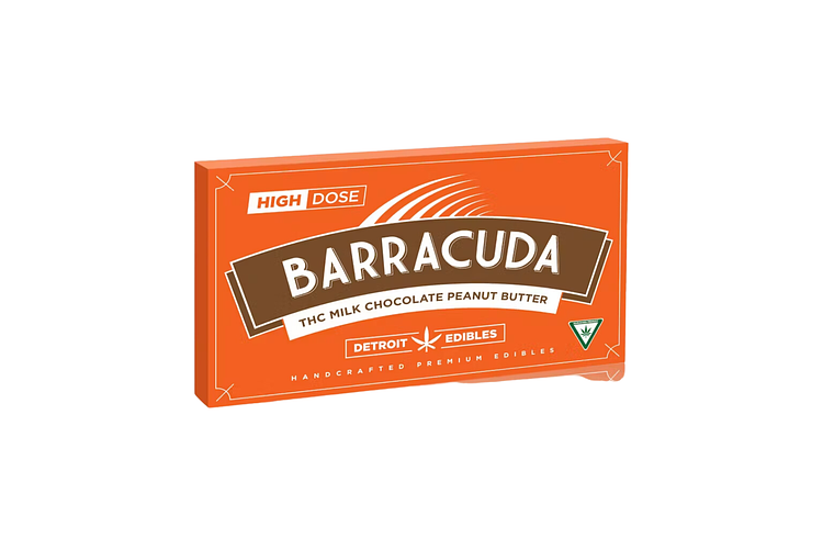Detroit Edibles | Milk Chocolate Peanut Butter Barracuda Bar | 200mg by Detroit Edibles