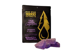 Berries & Cream Full Spectrum Gummies | 4x50mg | 200mg by Five Star Extracts