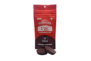Milk Chocolate Peanut Butter Barracuda Bertha Cups | 2x100mg | 200mg by Detroit Edibles