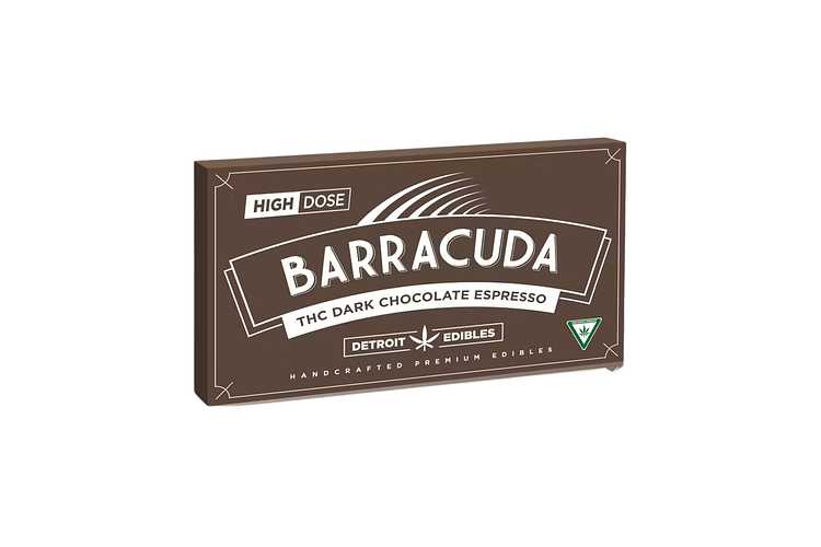 Detroit Edibles | Dark Chocolate Espresso Barracuda Bar | 200mg by Detroit Edibles