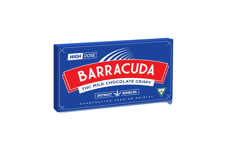 Milk Chocolate Crispy Barracuda Bar | 200mg by Detroit Edibles
