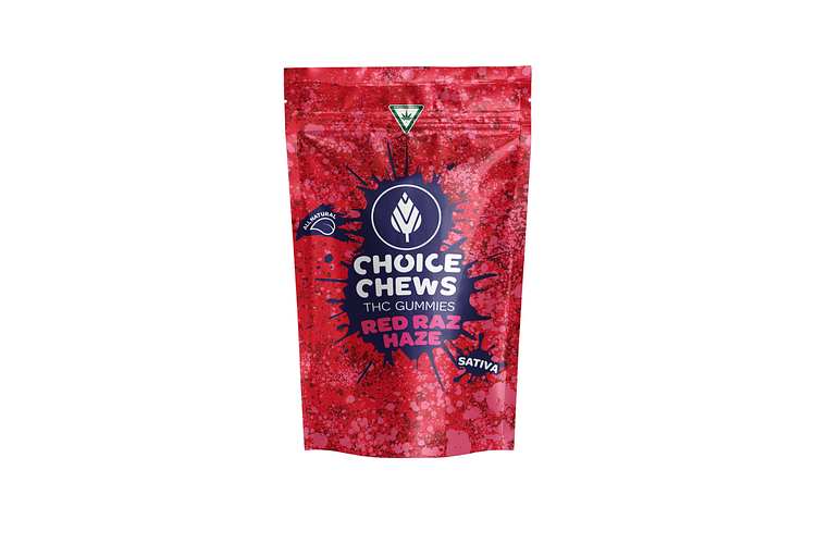 Choice Chews | Red Raz Haze Gummies | 10x20mg | 200mg by Choice