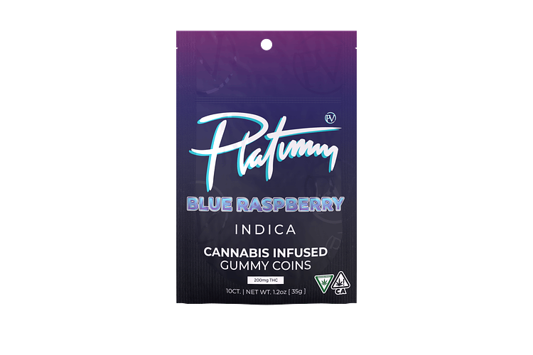 Blue Raspberry Gummies | 200mg by Platinum Vape