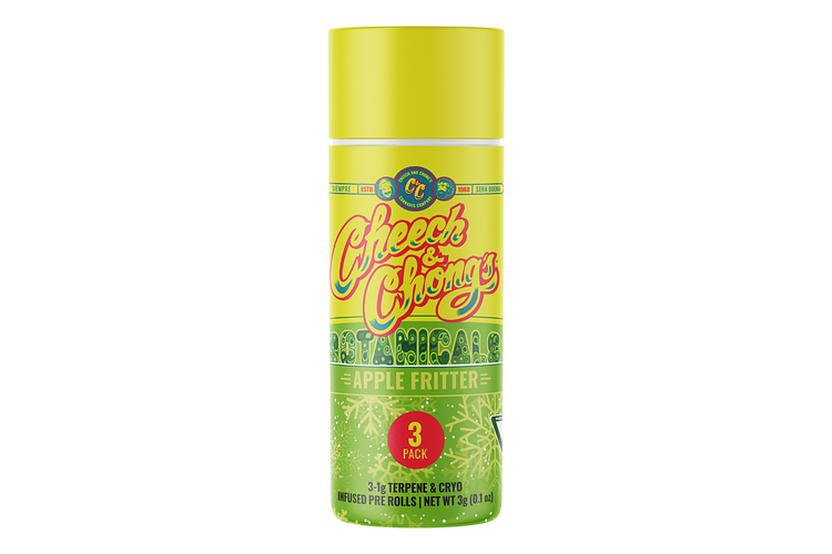 Apple Fritter Cryo Infused Pre-Roll Pack | 3x1g | 3g by Cheech & Chong's