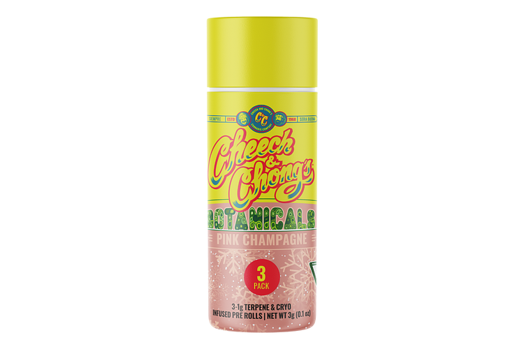 Pink Champagne Cryo Infused Pre-Roll Pack | 3x1g | 3g by Cheech & Chong's
