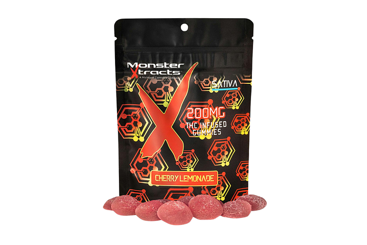Cherry Lemonade Gummies | 10x20mg | 200mg by Monster Xtracts