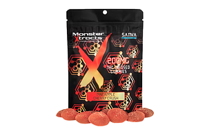Pineapple Cherry Crush Gummies | 10x20mg | 200mg by Monster Xtracts