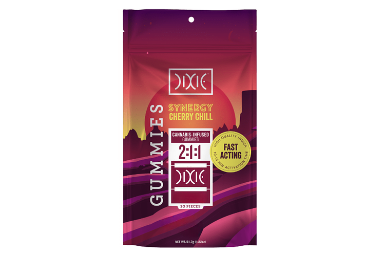 Synergy Cherry Chill Gummies | 2:1:1 THC:CBD:CBN | 200mg by Dixie