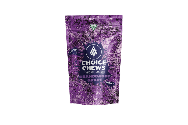 Choice Chews | Granddaddy Grape Gummies | 10x20mg | 200mg by Choice