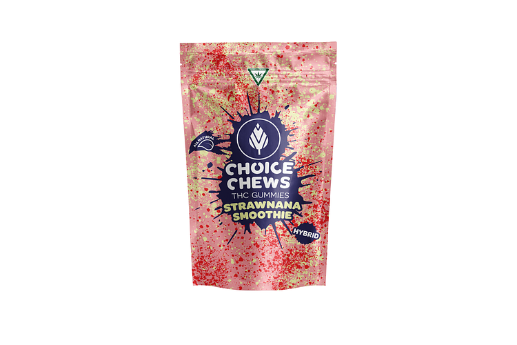 Choice Chews | Strawnana Smoothie Gummies | 10x20mg | 200mg by Choice