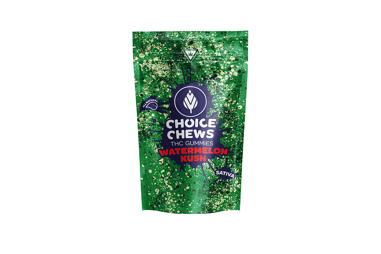 Choice Chews | Super Sour Watermelon Kush | 10x20mg | 200mg by Choice
