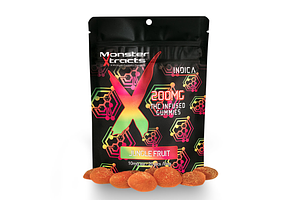 Monster X | Jungle Fruit Gummies | 10x20mg | 200mg by Monster Xtracts