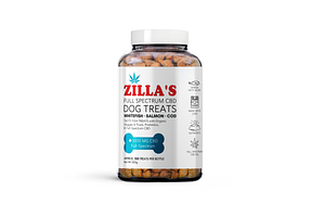 Whitefish Cod & Salmon CBD Mini Dog Treats | 125x2mg | 250mg by Zilla's