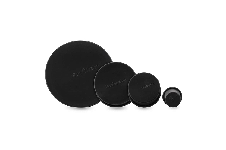 Ooze | Resolution | Silicone Res Caps For Water Pipe Cleaning | Black by Ooze