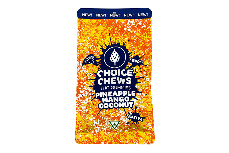 Choice Chews | Pineapple Mango Coconut Gummies | 10x20mg | 200mg by Choice