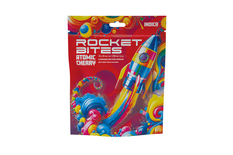Atomic Cherry Gummies | 10x20mg | 200mg by Rocket Bites