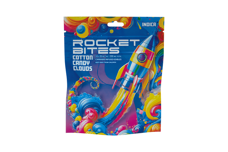 Cotton Candy Clouds Gummies | 10x20mg | 200mg by Rocket Bites