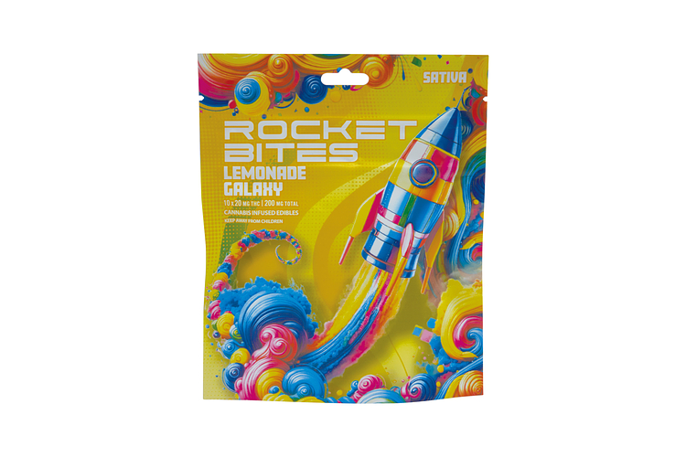 Lemonade Galaxy Gummies | 10x20mg | 200mg by Rocket Bites