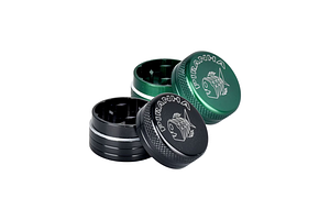 Piranha | RETRO Aluminum Grinder 2pc 1.2" Assorted Colors by Piranha