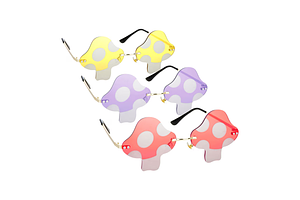 AFG | Mushroom Novelty Sunglasses Assorted Colors by Afg