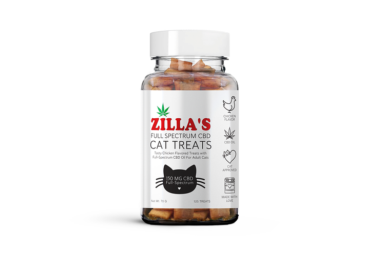 Zilla's | Chicken CBD Cat Treats Full-Spectrum 150mg by Zilla's