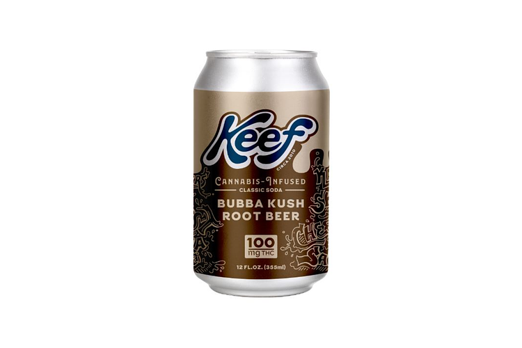Bubba Kush Root Beer Xtreme THC Soda | 100mg by Keef
