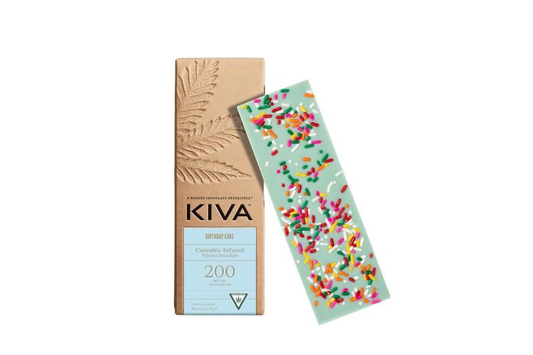 Birthday Cake Chocolate Bar | 20x10mg | 200mg by Kiva