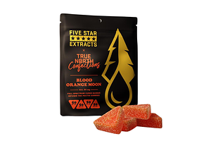 Five Star Extracts | Blood Orange Moon Full Spectrum Gummies | 4x50mg | 200mg by Five Star Extracts