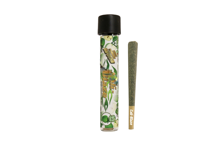 Green Apple Infused Pre-Roll | 1.2g by Cali-Blaze