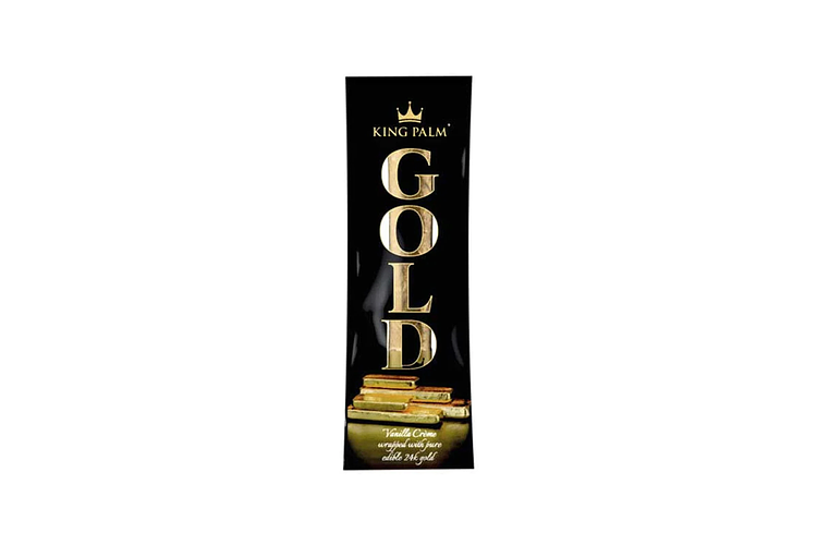 King Palm | Gold Mini Vanilla Creme Wrap by King Palm