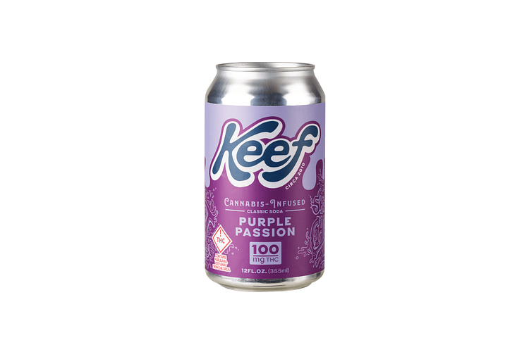Keef | Purple Passion Xtreme THC Soda | 100mg by Keef