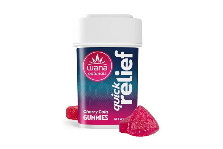 Cherry Cola Quick Relief Gummies | 1:1:1 THC:CBC:CBG | 50mg by Wana