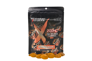 Orange Cream Gummies 10x20mg | 200mg by Monster Xtracts